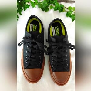 All Star Converse Unisex Lunarlon Black and Brown Sneakers